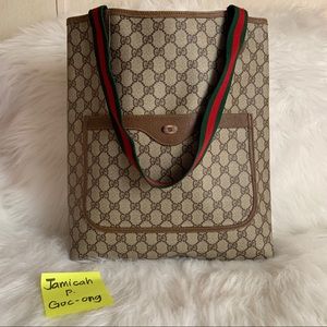 Vintage Gucci Accessory Collection Tote Bag